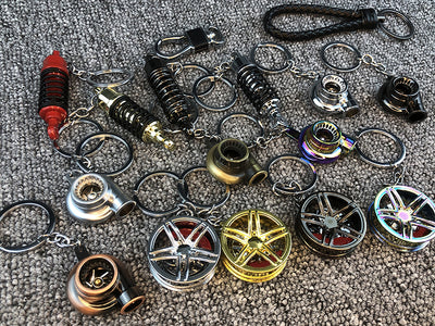 Llavero Amortiguador de Rueda Turbo - Accesorio Personalizado para Auto - Image 6