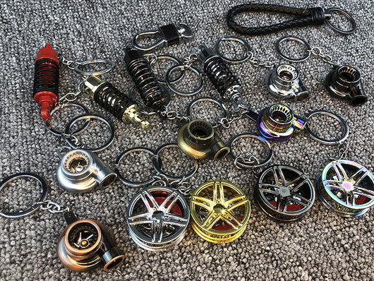Llavero Amortiguador de Rueda Turbo - Accesorio Personalizado para Auto - Image 6