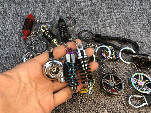Llavero Amortiguador de Rueda Turbo - Accesorio Personalizado para Auto - Image 7