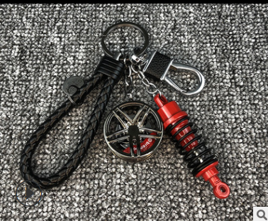 Llavero Amortiguador de Rueda Turbo - Accesorio Personalizado para Auto - Image 3