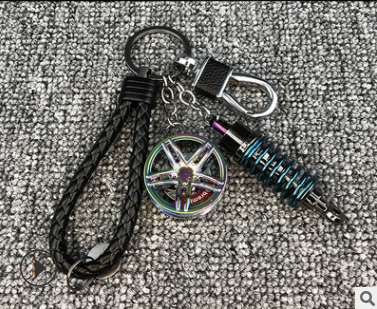 Llavero Amortiguador de Rueda Turbo - Accesorio Personalizado para Auto - Image 4