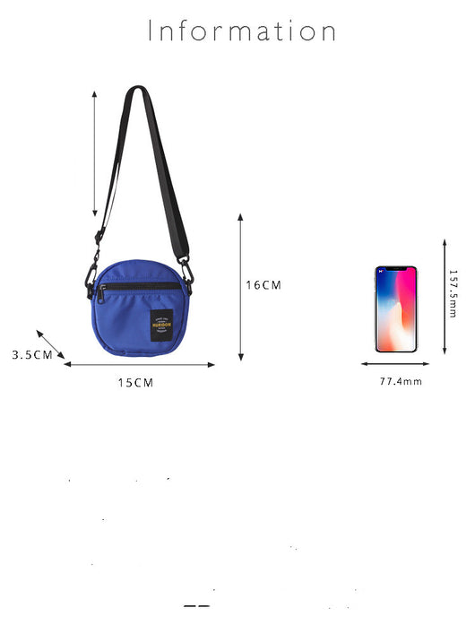 Bolsa Mensajera Deportiva HURIDOM - Nylon Repelente al Agua con Bandolera Única - Image 6