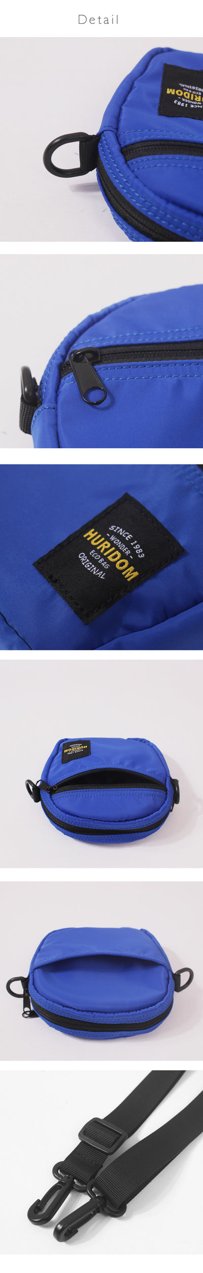 Bolsa Mensajera Deportiva HURIDOM - Nylon Repelente al Agua con Bandolera Única - Image 14