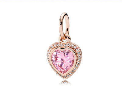 Colgante de Plata Esterlina Rose Gold con Letras Personalizables para el Hogar - Image 26