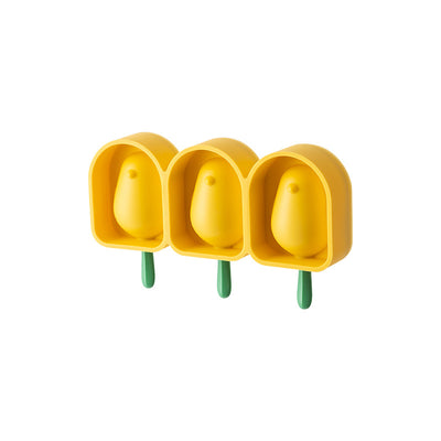 Molde de Silicona en Forma de Pájaro para Paletas y Helado con Palos - Bandeja de 3 Celdas para Postres DIY - Image 7