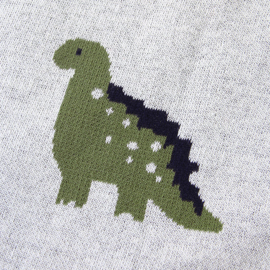 Manta de Bebé Tejida Dinosaurio Cartoon - Colcha Suave y Acogedora - Image 13