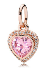 Colgante de Plata Esterlina Rose Gold con Letras Personalizables para el Hogar
