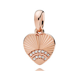 Colgante de Plata Esterlina Rose Gold con Letras Personalizables para el Hogar - Image 4