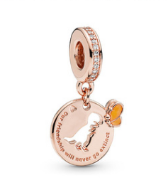 Colgante de Plata Esterlina Rose Gold con Letras Personalizables para el Hogar - Image 7