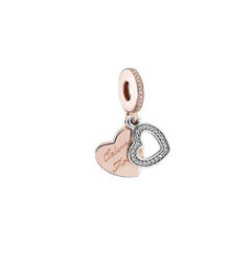 Colgante de Plata Esterlina Rose Gold con Letras Personalizables para el Hogar - Image 9