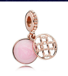 Colgante de Plata Esterlina Rose Gold con Letras Personalizables para el Hogar - Image 12