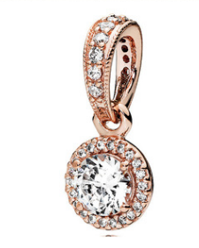 Colgante de Plata Esterlina Rose Gold con Letras Personalizables para el Hogar - Image 14