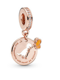 Colgante de Plata Esterlina Rose Gold con Letras Personalizables para el Hogar - Image 24