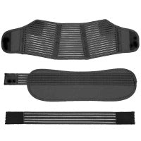 Pink adjustable maternity support belt on a pregnant woman, designed for stomach lift and comfort. - Image 16