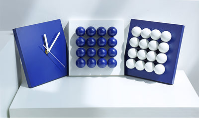 Reloj de Pared Minimalista Azul Klein con Segundero Silencioso - Image 11