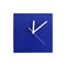 Reloj de Pared Minimalista Azul Klein con Segundero Silencioso