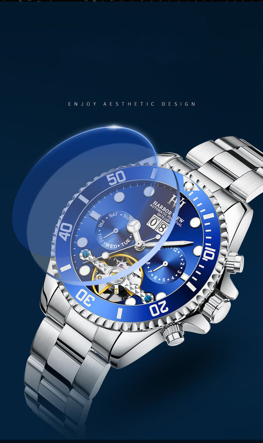Reloj Automático Tourbillon ARBOR VIEW Ghost Water Verde con Luminiscencia - Image 10
