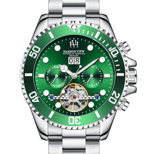 Reloj Automático Tourbillon ARBOR VIEW Ghost Water Verde con Luminiscencia - Image 2