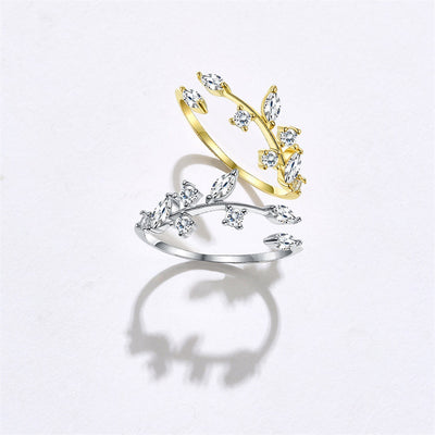 Anillo de Hojas Plata 925 para Mujer - Image 4