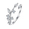 Anillo de Hojas Plata 925 para Mujer