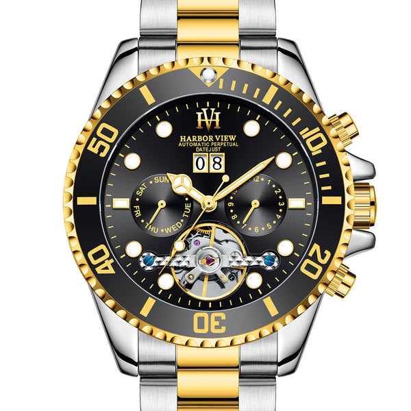 Reloj Automático Tourbillon ARBOR VIEW Ghost Water Verde con Luminiscencia