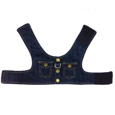 Arnés Chaleco Denim para Perros con Correa Trasera - Image 10
