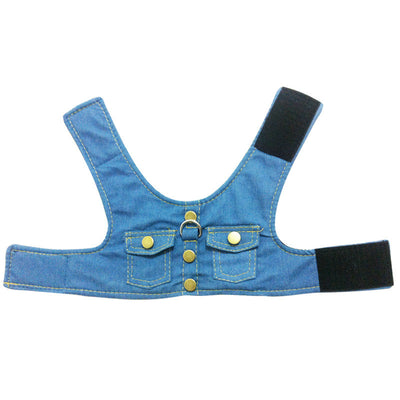 Arnés Chaleco Denim para Perros con Correa Trasera - Image 7
