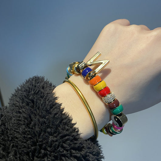 Pulsera Pareja Sonrisa Estrella - Brazalete Esmaltado para Hombre y Mujer - Image 10