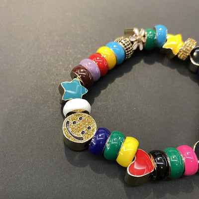 Pulsera Pareja Sonrisa Estrella - Brazalete Esmaltado para Hombre y Mujer - Image 2