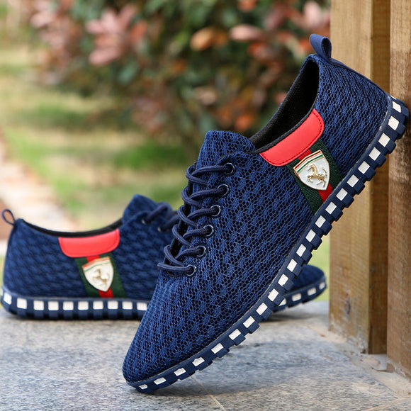 Zapatos Casuales Transpirables con Malla Hueca para Hombre