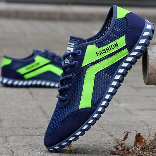 Zapatos Casuales Transpirables con Malla Hueca para Hombre - Image 3