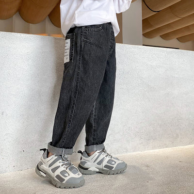 Pantalones Vaqueros Infantiles Estilo Coreano - Jeans para Niños Primavera Otoño