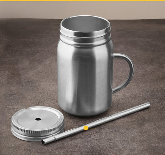 Vaso Térmico de Acero Inoxidable con Popote Reutilizable - Image 8