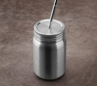 Vaso Térmico de Acero Inoxidable con Popote Reutilizable - Image 10