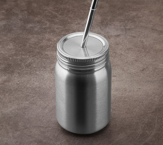 Vaso Térmico de Acero Inoxidable con Popote Reutilizable - Image 10