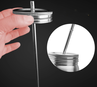 Vaso Térmico de Acero Inoxidable con Popote Reutilizable - Image 14