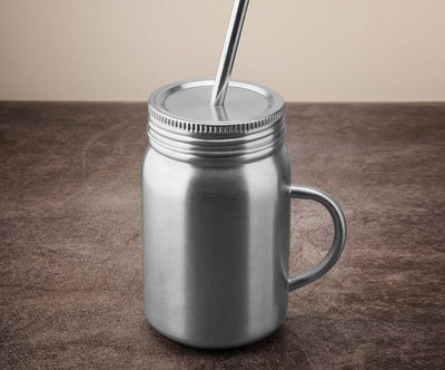 Vaso Térmico de Acero Inoxidable con Popote Reutilizable - Image 5