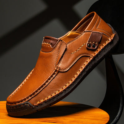 Zapatos Casuales de Cuero para Hombre Talla Grande Estilo Británico - Image 10