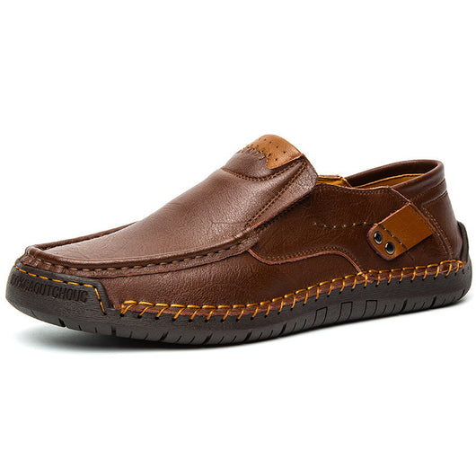 Zapatos Casuales de Cuero para Hombre Talla Grande Estilo Británico - Image 3