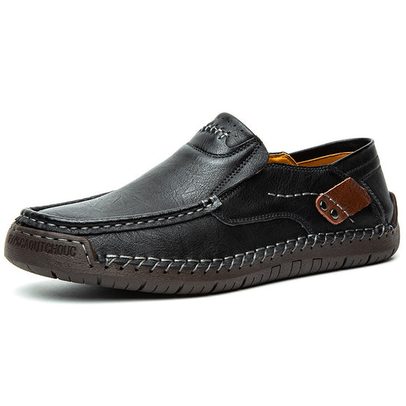 Zapatos Casuales de Cuero para Hombre Talla Grande Estilo Británico