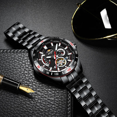 Reloj Deportivo Automático Acero Inoxidable con Correa Luminosa Resistente al Agua - Image 13