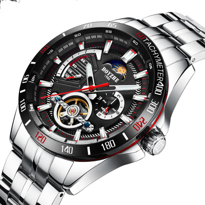 Reloj Deportivo Automático Acero Inoxidable con Correa Luminosa Resistente al Agua - Image 6