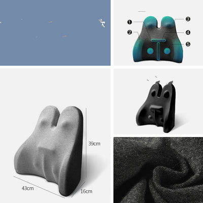 Cojín Lumbar Ergonómico de Espuma Viscoelástica para Oficina y Embarazo - Image 9
