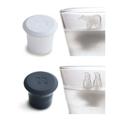 Molde de Silicona para Cubos de Hielo Temáticos - Oso Polar y Pingüino - Image 4