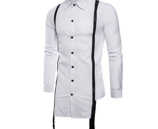 Camisa Manga Larga Slim Fit con Doble Cierre - Estilo Europeo Moderno - Image 11