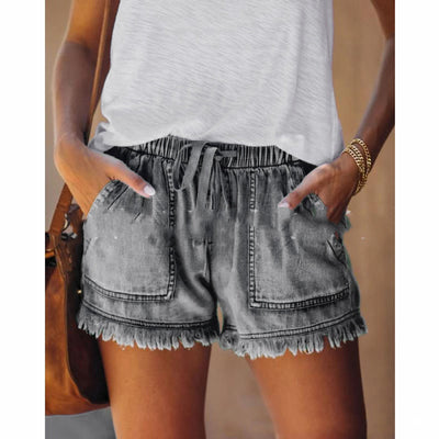 Shorts de Mezclilla Cintura Alta Ajustados - Image 6