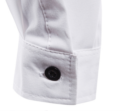 Camisa Manga Larga Slim Fit con Doble Cierre - Estilo Europeo Moderno - Image 4