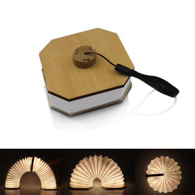Lámpara de Órgano de Madera Recargable con Luz Ambiental - Image 3