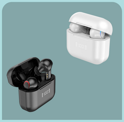 Audífonos Bluetooth Táctiles con Estuche de Carga Digital - Image 11