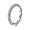 Anillo de Propuesta con Diamante Completo en Plata 925